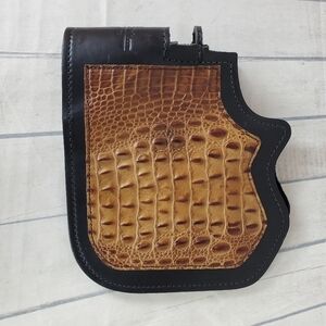 Captain Itch Harley Davidson 2015 Fatboy Heat Shield Embossed Alligator Leather